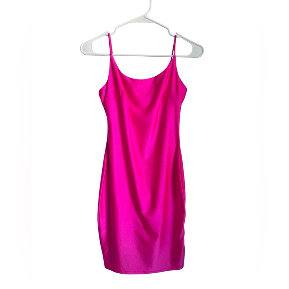Iris Hot Pink Mini Dress